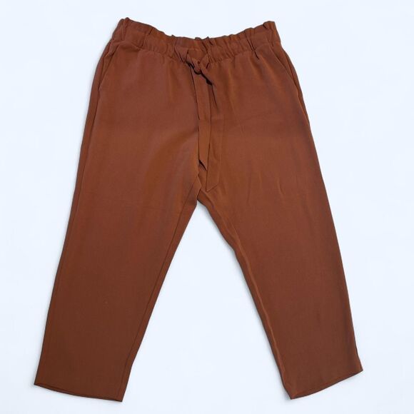 Pants - Loft Women's Orange and Brown Trousers